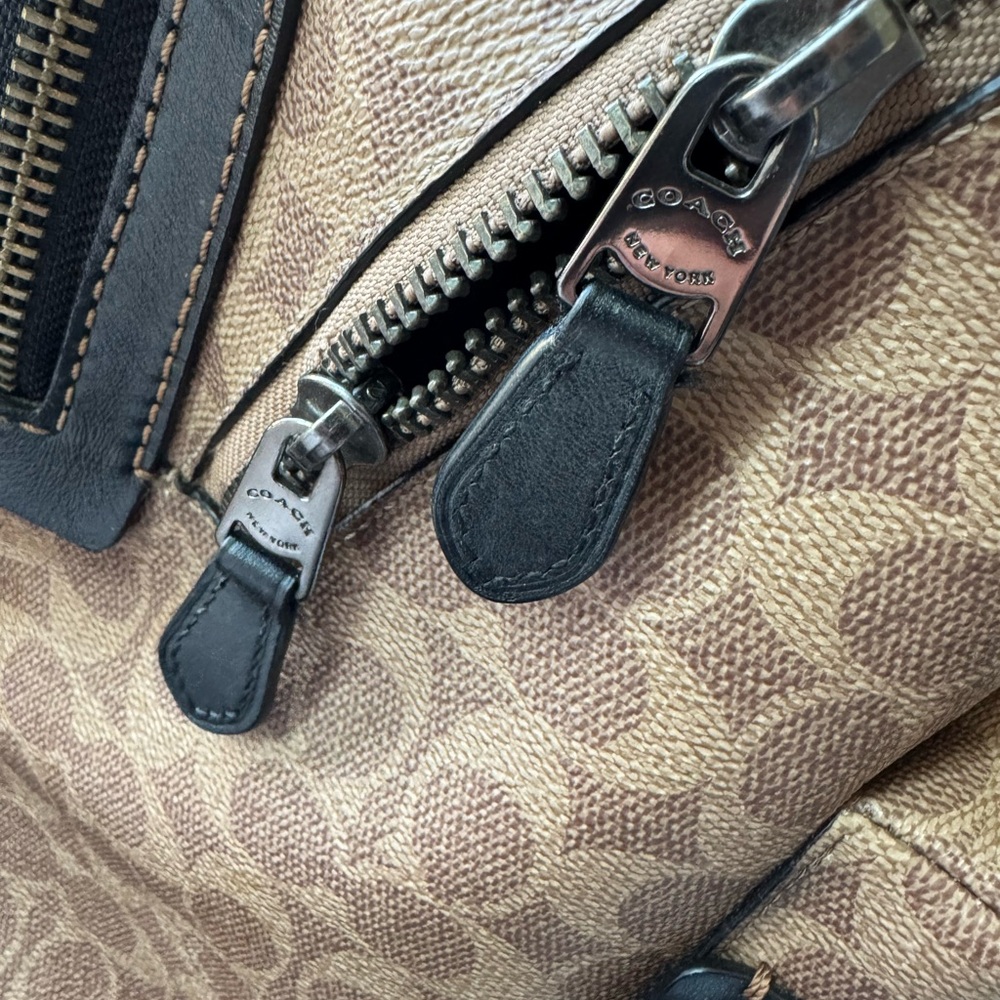Coach Academy Backpack In Signature Canvas - Picture 6 of 13